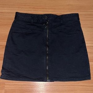 forever 21 black denim skirt, size 27